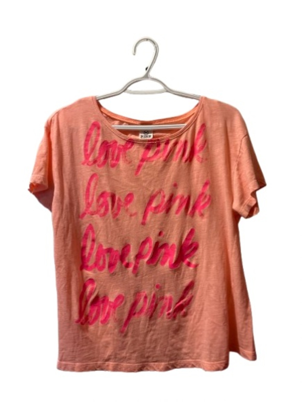 PINK Victoria's Secret Love Pink Graphic Tee Small